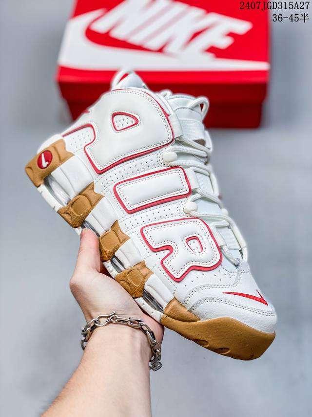 Nk Air More Uptempo 皮蓬大air 地表最强性价比版本 完美清洁度 以流行于街头的涂鸦文化为设计灵感 整体的设计风格夸张而充满魅力 厚实而充满