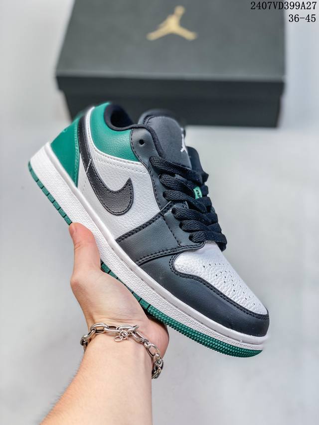 耐克 乔丹air Jordan 1 Low Aj1 乔1 乔丹1代aj1 低帮复古文化休闲运动篮球鞋。该鞋款从 1985 年元年款汲取设计灵感，焕新演绎简约经典