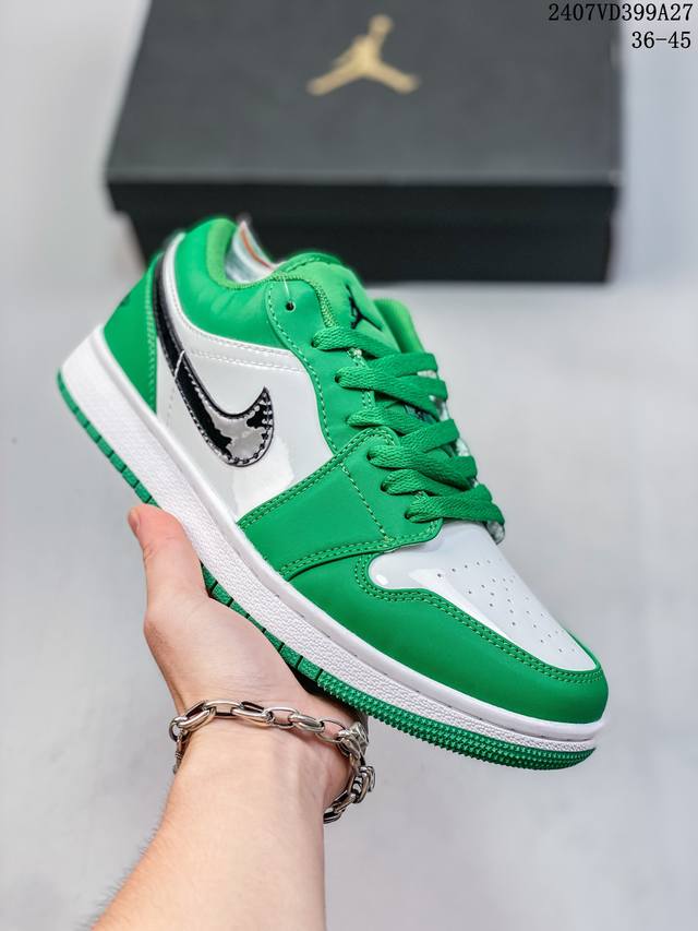 耐克 乔丹air Jordan 1 Low Aj1 乔1 乔丹1代aj1 低帮复古文化休闲运动篮球鞋。该鞋款从 1985 年元年款汲取设计灵感，焕新演绎简约经典