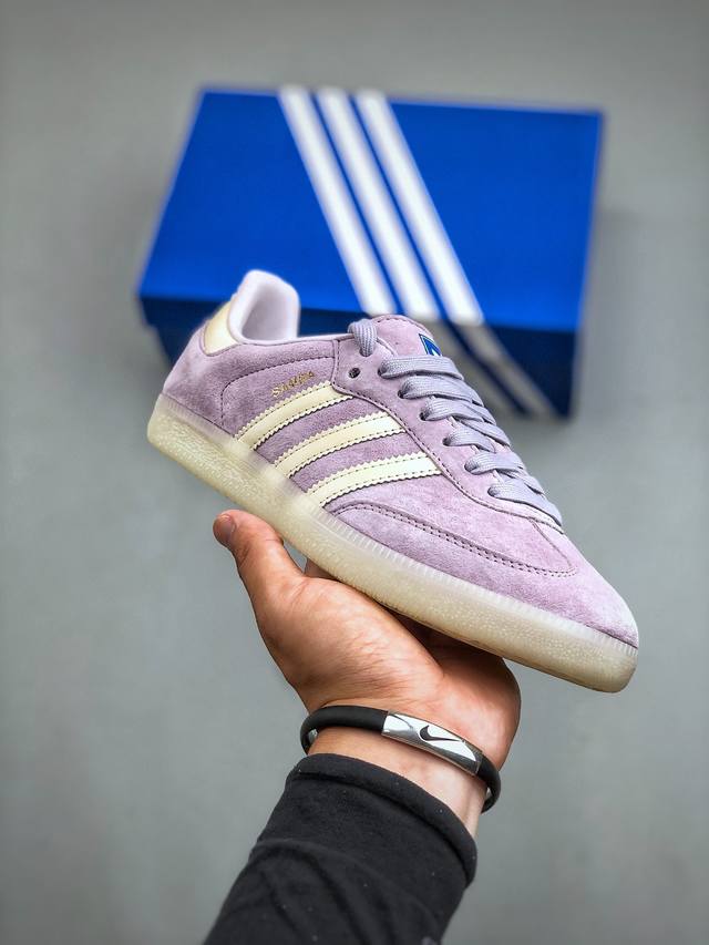 Adidas Originals Samba Vegan Og”Spd”桑巴舞系列绅士德训足球风百搭低帮休闲运动板鞋货号: Ig6176尺码36-40