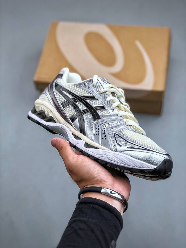 加持的潜力联名鞋款justin Saunders主理的加拿大品牌jjjjound X 亚瑟士 Asics Gel Kayano 14”Silver White“