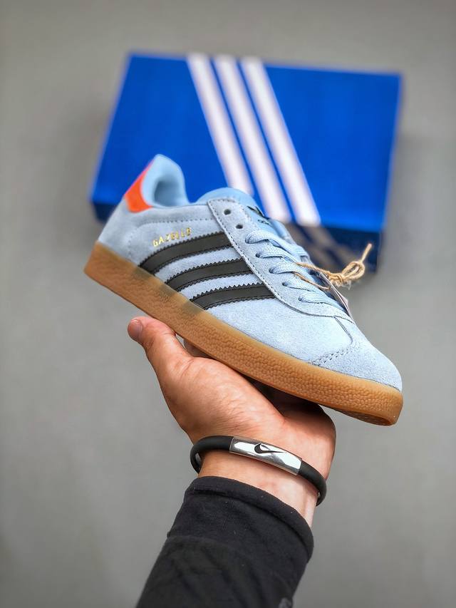 Adidas Originals Gazelle 三叶草复古休闲防滑耐磨低帮板鞋货号：Ji2076尺码36-40 半