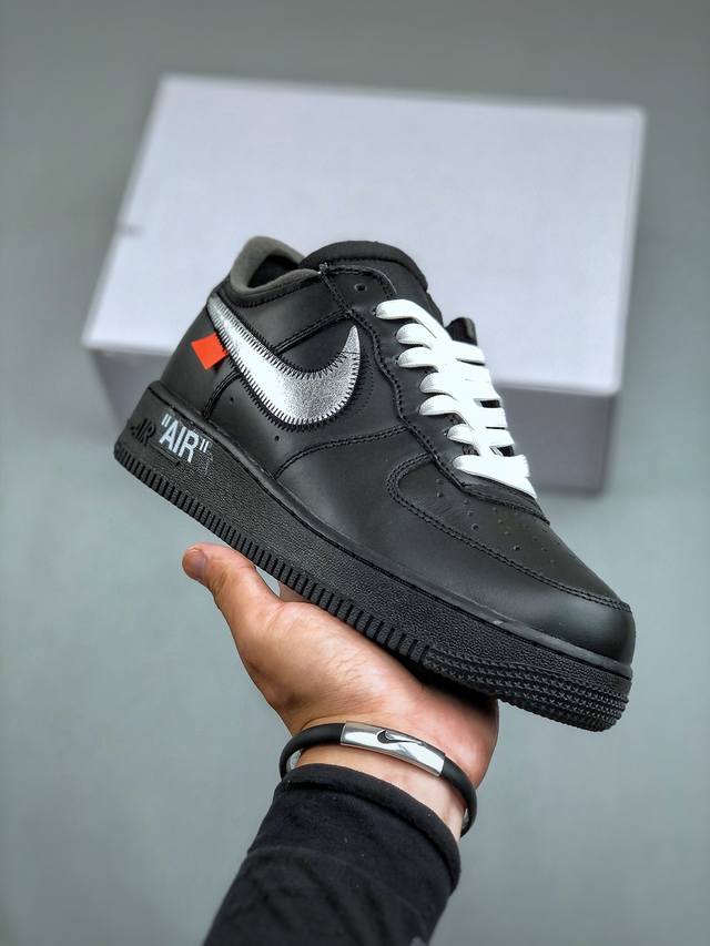 Off-White X Nike Air Force 1 ”Mca“ 空军一号低帮板鞋 Ow联名绿色艺术馆 全套原原楦纸版 越南原大装底 内置全气掌垫 重金采购