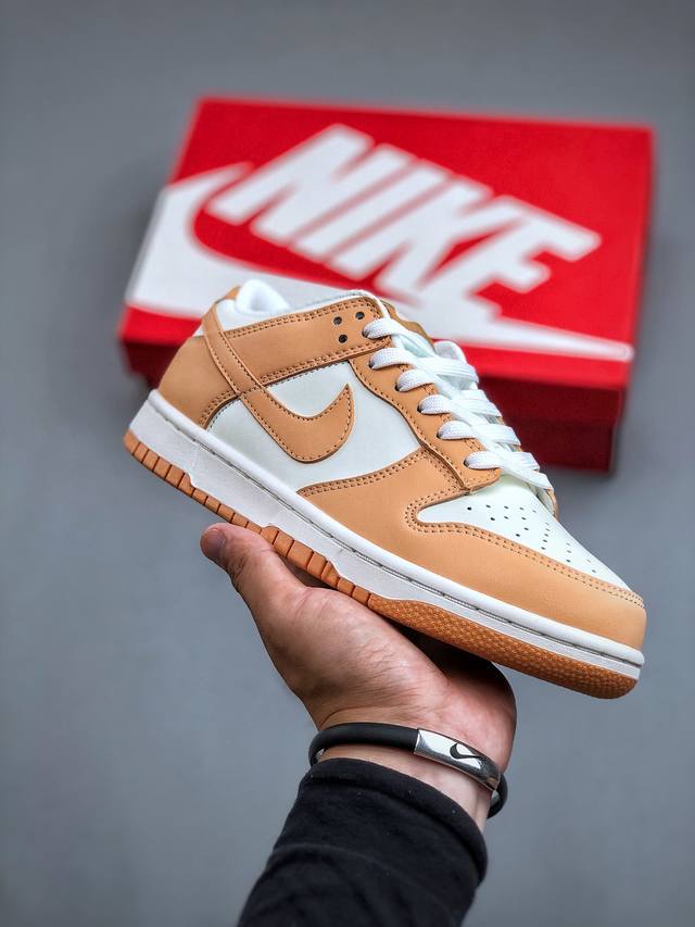 Nike Dunk Sb Low Harvest Moon 米橘配色 潮流低帮休闲板鞋 大厂出品 极力推荐 原装头层材料 独家版型蒸餾加工帶來的是更好的视觉和脚