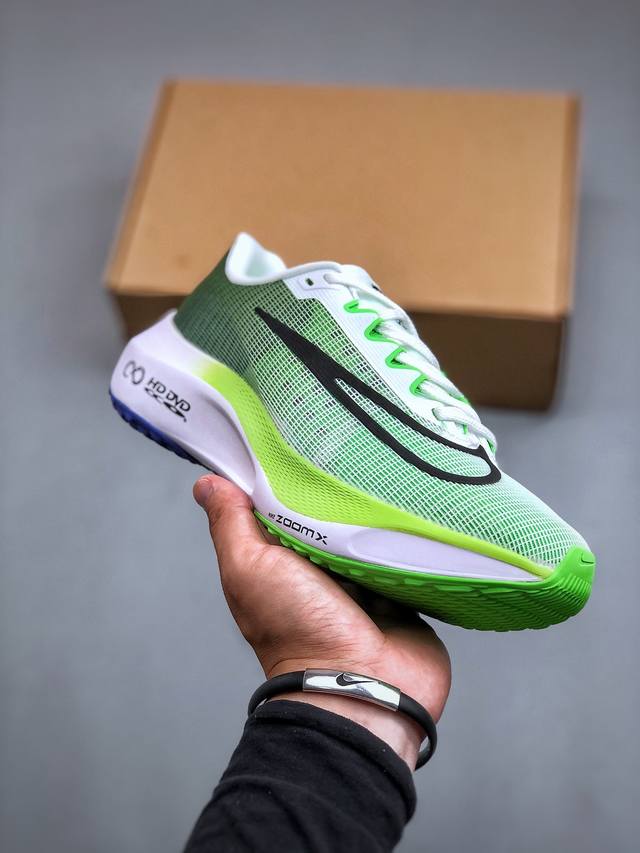 Nike Zoom Fly 5”Mint Foam“飞行5代马拉松系列低帮透气休闲运动慢跑鞋 采用柔软透气编织网眼鞋面材质#内置zoom气垫装置#全新sr02泡