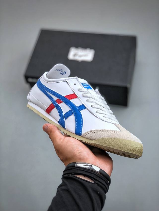 Asics Onitsuka Tiger Mexico 66 亚瑟士鬼冢虎复古经典板鞋 市场最强版本 头层小羊皮加持 海外订单工厂出品 超成熟稳定的做工品控 原