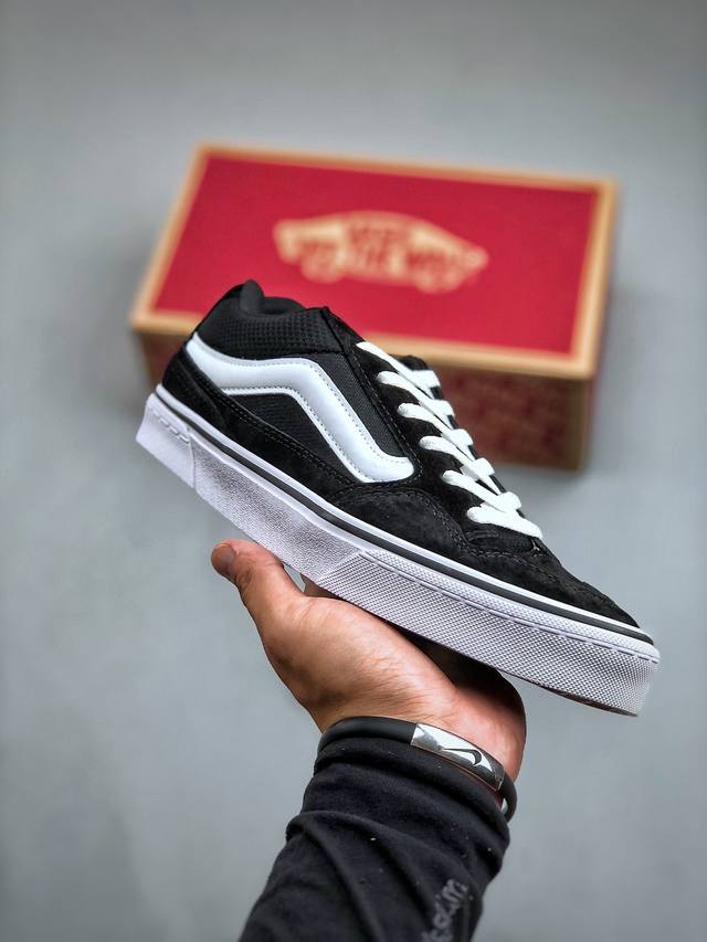 Vans Caldrone 黑色胖胖鞋 范斯官方 美式复古休闲滑板鞋 Vans Classics 经典支线土豆鞋 Knu Skool 是完美的平替版，是大众争相