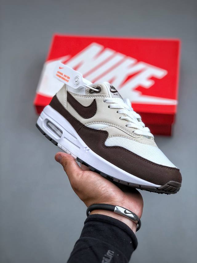 Nike Air Max 1 复刻灰黑纯原版本复古休闲跑步鞋 官方同步上架真标原盒 原底原面 正确版型 原版开发 精准细节 市面最高版本官方货号：Dz2628