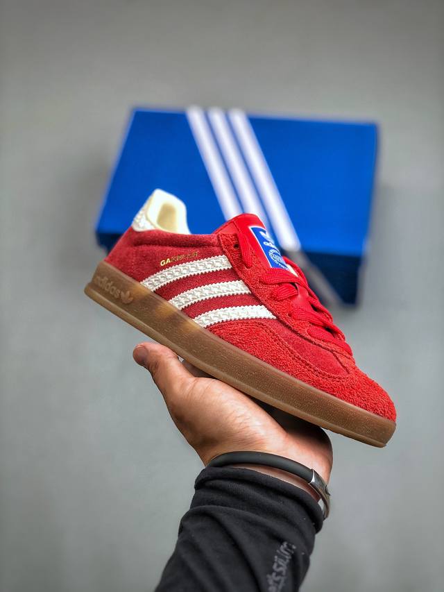 纯原版本 Adidas Original Gazelle Indoor Trainers 瞪羚室内鞋系列低帮复古百搭休闲运动德训风板鞋 If1808 最优选择版