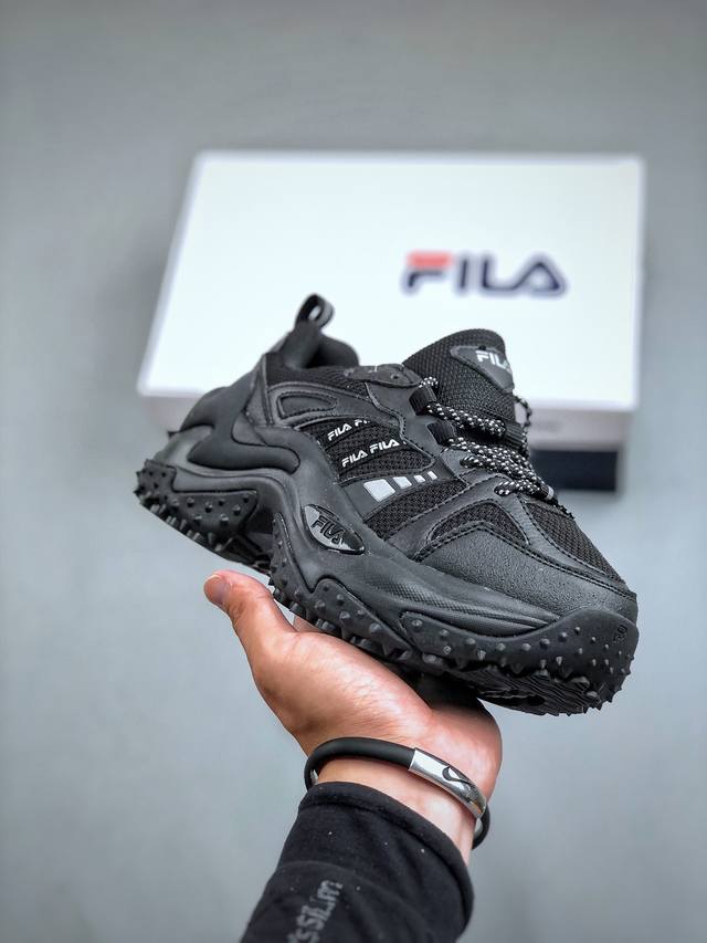 斐乐fila Sport Interaction Iii 3代系列低帮厚底增高百搭休闲运动慢跑鞋 F12W411105Fbk 尺码：35-41 半