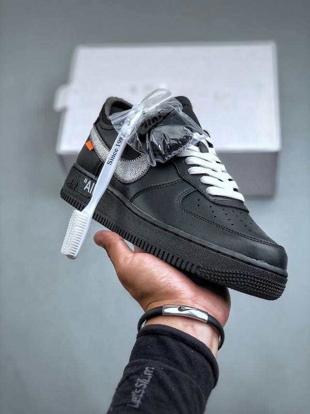 内置芯片，可扫码版，支持手机nfc识别！ 纯原级别 Nike Air Force 1 Low ‘07 联名款 原厂冲刀皮料切割干净 无任何毛边 清洁度细节完美