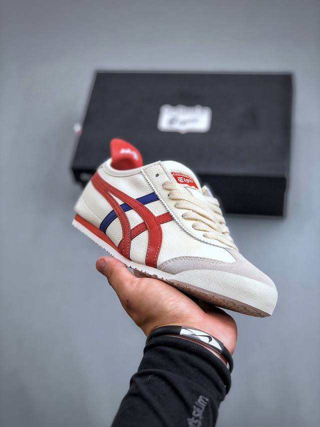 鬼塚虎 Onitsuka Tiger Mexico 66经典墨西哥系列复古经典百搭板鞋休闲运动鞋慢跑鞋 货号： 1183A201-206 尺码：36-45 带半