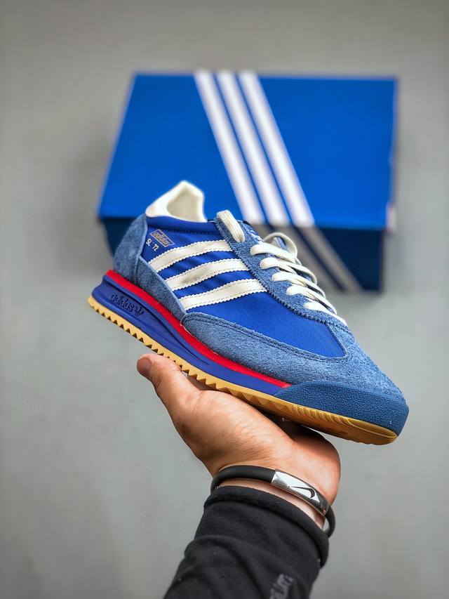 Adidas Originals Sl 72 Rs 复古单品公司级adidas Originals Sl 72 Rs 防滑 低帮 生活体闲鞋 男女同款简约大方的