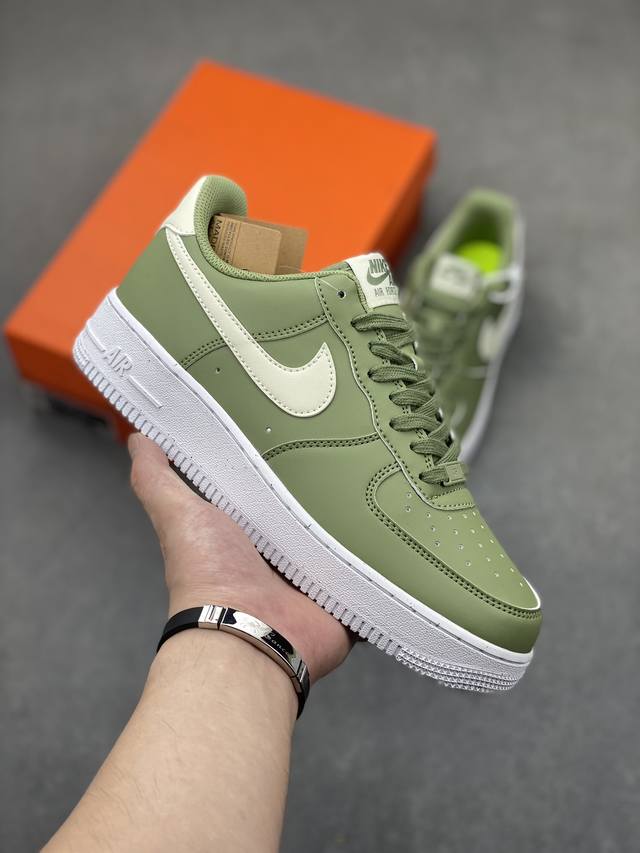 Nike Air Force 1 Low 07 Next Nature 绿 原楦头原纸板 打造纯正低帮空军版型 专注外贸渠道 全掌内置蜂窝气垫 原盒配件 原厂中