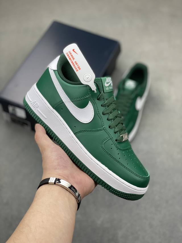 Nike Air Force 1‘07 Low 白深绿 空军一号低帮休闲板鞋 原楦头原纸板 打造纯正空军版型#专注外贸渠道 全掌内置蜂窝气垫 #原盒配件 原厂中