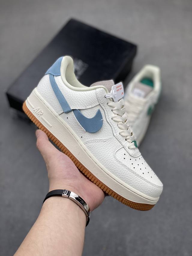 工厂套现 福利特价 原本地160版本 公司级nike Air Force 1 '07 Low “空军一号 低帮 运动鞋 休闲鞋 折边针车 工艺难度大 原楦头原纸