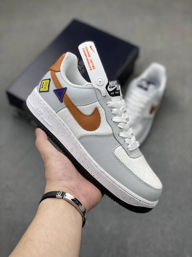 工厂套现 福利特价 原本地160版本 公司级nike Air Force 1 '07 Low “空军一号 低帮 运动鞋 休闲鞋 折边针车 工艺难度大 原楦头原纸