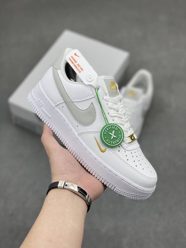 超级福利 核心特价 长期补货 真标耐克nike Air Force 1 Low '07 配色低帮空军一号休闲板鞋 定制头成皮料原楦原纸板 水晶双色大底内置全掌气