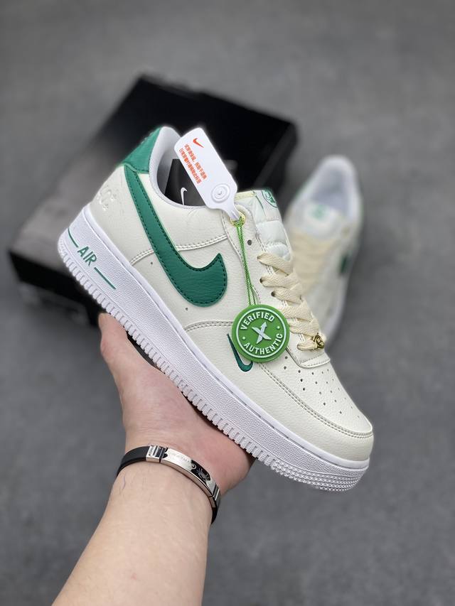 超级福利 核心特价 长期补货 真标耐克nike Air Force 1 Low '07 配色低帮空军一号休闲板鞋 定制头成皮料原楦原纸板 水晶双色大底内置全掌气