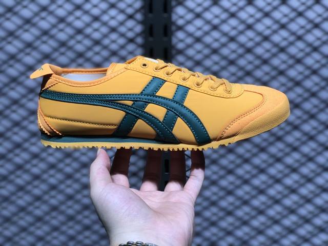 Onitsuka Tiger Mexico 66 鬼冢虎 低帮减震支撑低邦运动休闲鞋 这款鞋由皮革制成。 货号：1183B497-800 尺码：36 36.5