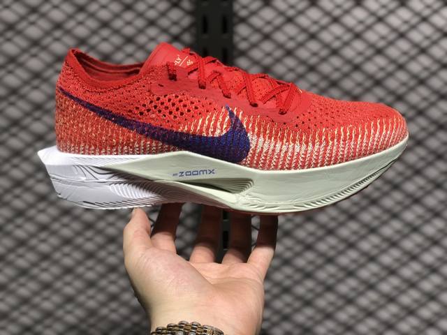 Nk Zoomx Vaporfly Next% 3 马拉松系列泡棉超轻缓震运动慢跑鞋 #科技轻量网织半镂空轻薄透气鞋面 正确搭载双层zoomx轻质泡棉中底 货号