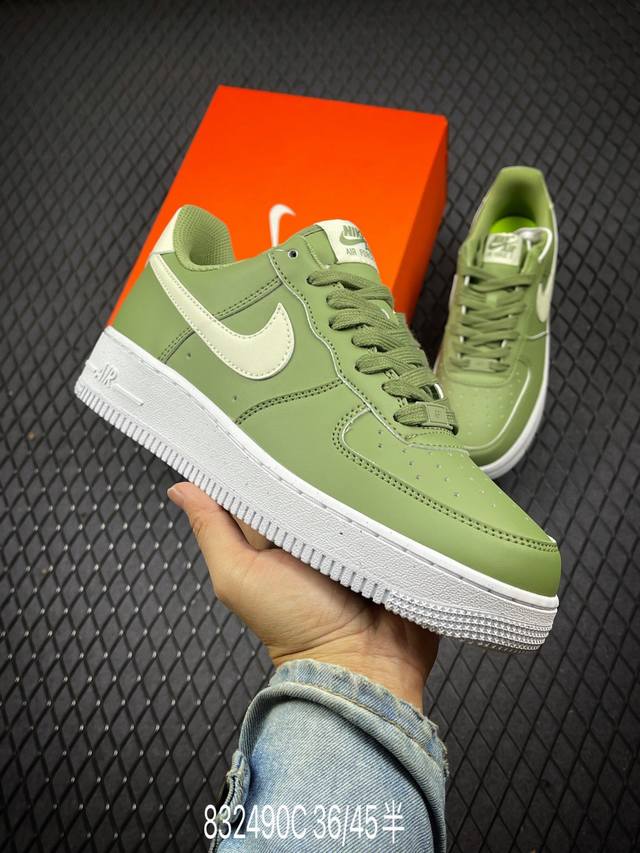 公司级nike Air Force 1 07 Nn 原楦头原纸板 打造纯正低帮空军版型 专注外贸渠道 全掌内置蜂窝气垫 原盒配件 原厂中底钢印、拉帮完美 官方货