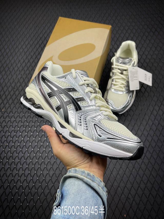 加持的潜力联名鞋款justin Saunders主理的加拿大品牌jjjjound X 亚瑟士 Asics Gel Kayano 14”Silver White“