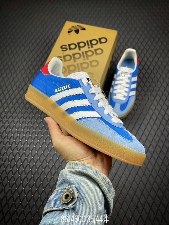 Ad Originals Gazelle Indoor If9641 三叶草复古休闲防滑耐磨低帮板鞋 尺码：35 36 36.5 37 38 38.5 39 4