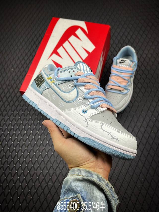 公司级nk Dunk Low Retro “Diy高端定制” 低帮休闲运动板鞋 原装头层材料 用料绝不含糊 独家版型蒸餾加工帶來的是更好的视觉和脚感体验 清洁度