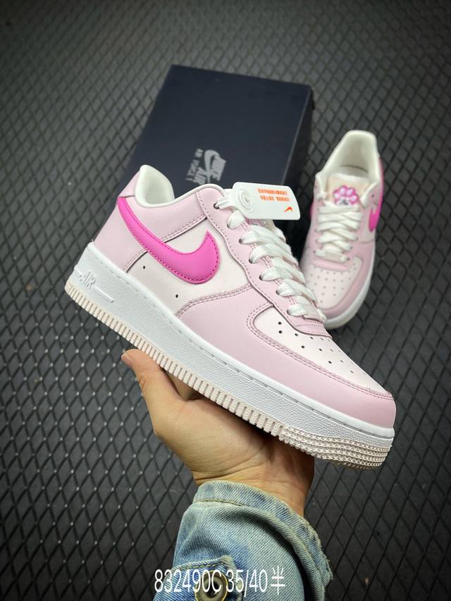 公司级nike Wmns Air Force 1'07 Lx 原楦头原纸板 打造纯正低帮空军版型 专注外贸渠道 全掌内置蜂窝气垫 原盒配件 原厂中底钢印、拉帮完