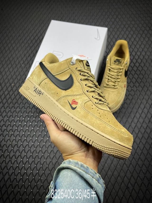 公司级nike Air Force 1 Low 空军一号低帮休闲运动板鞋 原楦头原纸板 打造纯正空军版型 专注外贸渠道 全掌内置蜂窝气垫 原盒配件 原厂中底钢印