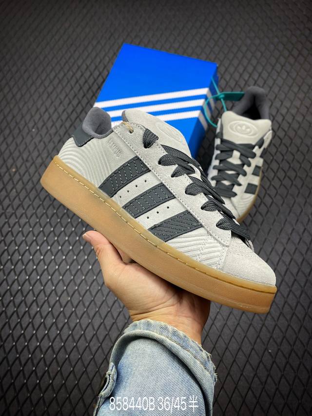 公司级adidas Originals Campus 00S 学院系列 面包风经典复古低帮百搭休闲运动板鞋 货号:If4336 尺码:36 36 37 38 3