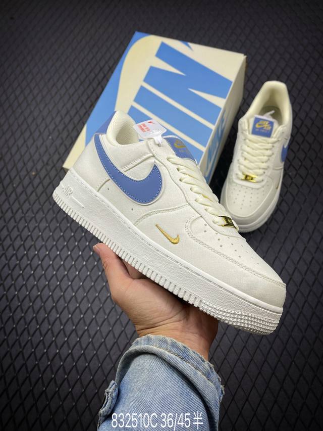 公司级nike Air Force 1‘07 原楦头原纸板 打造纯正低帮空军版型 专注外贸渠道 全掌内置蜂窝气垫 原盒配件 原厂中底钢印、拉帮完美 官方货号:M