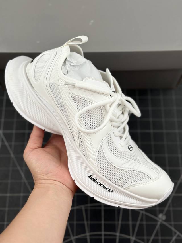 Xa版 公司级法国高端奢侈品牌-巴黎世家balenciaga Track Trainers 代复古野跑姥爹潮流百搭慢跑鞋 男女鞋配件防尘袋及附送鞋带，采用环保牛