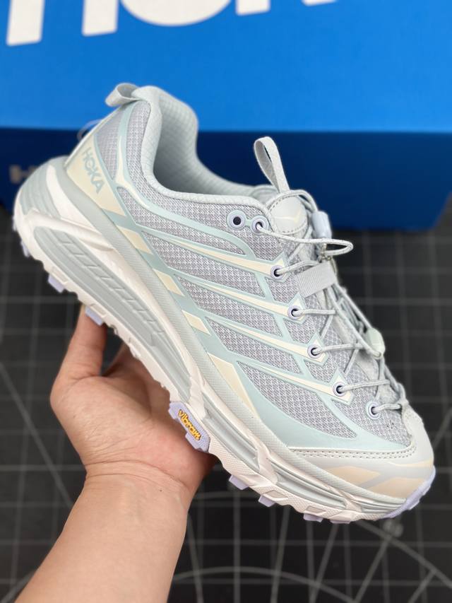 Hoka Mafate Speed 2 马法特二代超轻厚底轻量山地跑步鞋 #轻量化材料fresh Foam。超轻量中底全部用料过3C认证！ 滚动平衡科技减少33