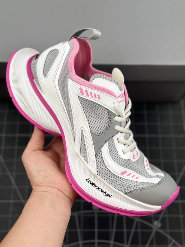 I8版 公司级法国高端奢侈品牌-巴黎世家balenciaga Track Trainers 3.0代复古野跑姥爹潮流百搭慢跑鞋 男女鞋配件防尘袋及附送鞋带，采用