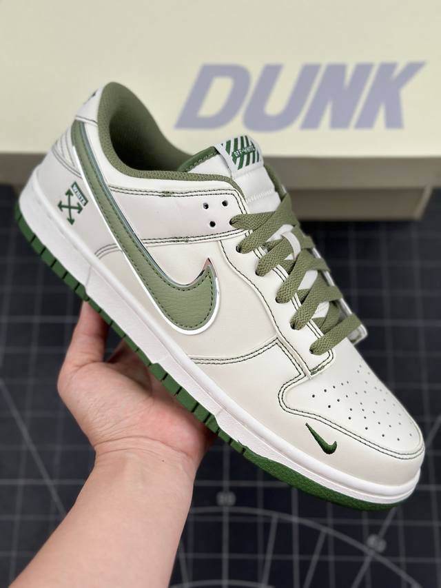 Nk Sb Dunk Low Off-White联名 周年高端定制 低帮休闲板鞋 #定制鞋盒 大厂纯原品质出货 超高清洁度 皮料切割干净无任何毛边 细节完美 货