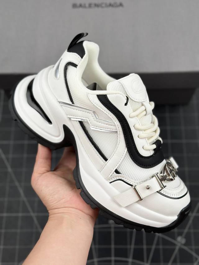 24Ss巴黎世家balenciaga Sneaker Rose Pink Black 运动休闲鞋系列 低帮潮流风百搭休闲运动鞋 广东品质原厂渠道原装订单 全套专