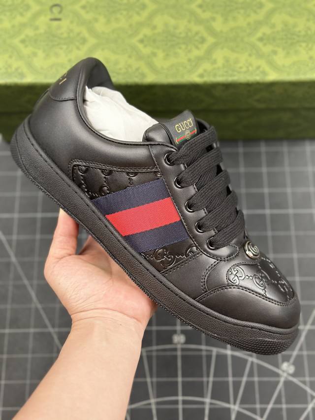 Gucci Distressed Screener Sneaker古驰小脏鞋系列 经典原型复古百搭做旧老爹板鞋 复古学院风 怀旧版 原版做旧 镂空芯片版本 尺码