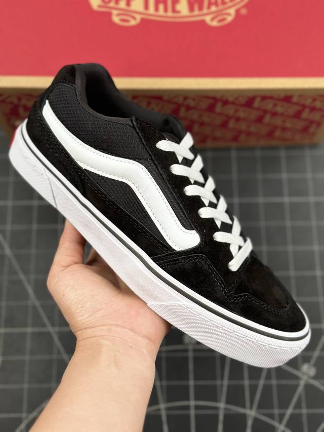 Vans Caldrone 黑色胖胖鞋 范斯官方 美式复古休闲滑板鞋 Vans Classics 经典支线土豆鞋 Knu Skool 是完美的平替版，是大众争相