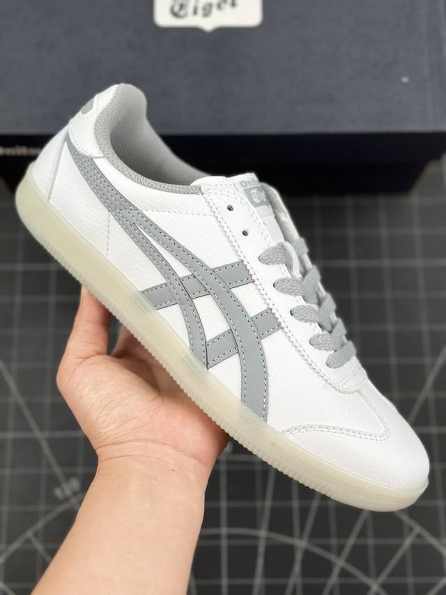 日产经典老牌-鬼塚虎 Onitsuka Tiger Tokuten 得分系列低帮复古德训风休闲运动板鞋 #男女鞋真标半码制#升级原楦原纸版开发#采用软质荔枝纹牛