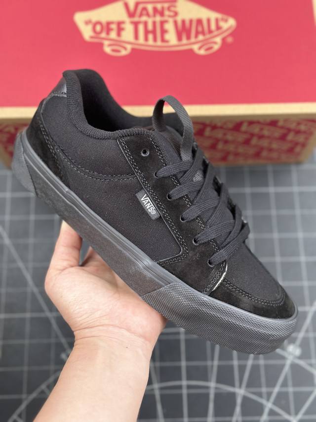 范斯vans Sku-Skool Chukka Push Skate Tirple Black 推进系列低帮复古硫化休闲运动滑板板鞋 男女鞋硫化工艺#升级原装铝