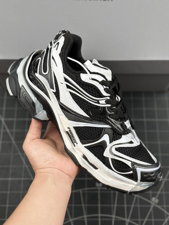 Vg版 高奢品牌-巴黎世家balenciaga Runner Sneaker 慢跑系列低帮复古野跑潮流姥爹风百搭休闲运动慢跑鞋 男女鞋原版一致配件防尘袋及附送鞋