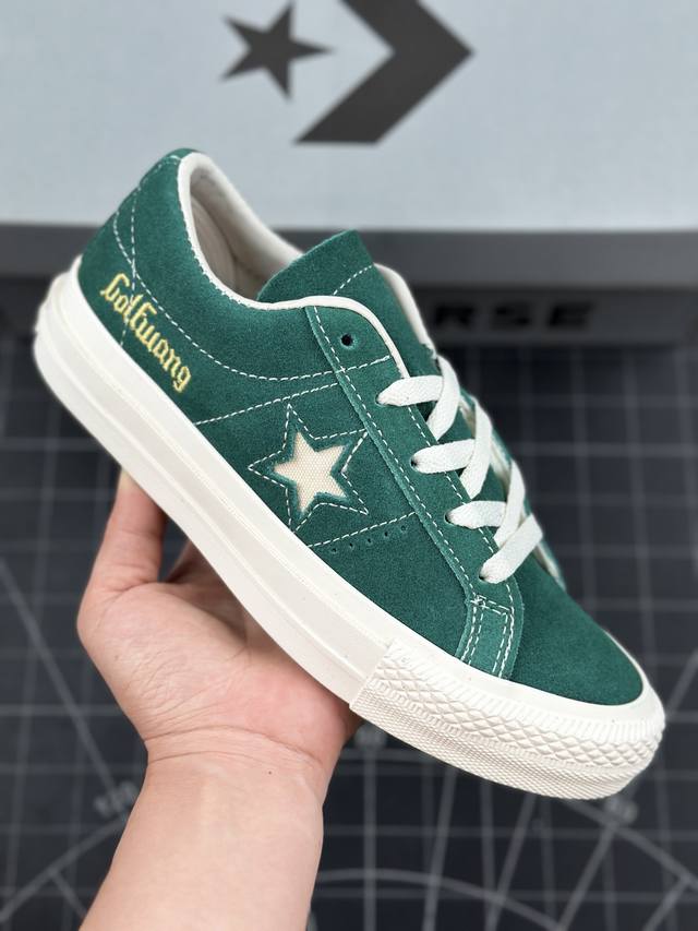 重塑经典细节,匡威converse One Star Ox Suede系列经典低帮复古柔软皮革面一星休闲百搭硫化板鞋 Converse匡威 一星男女鞋真标硫化工