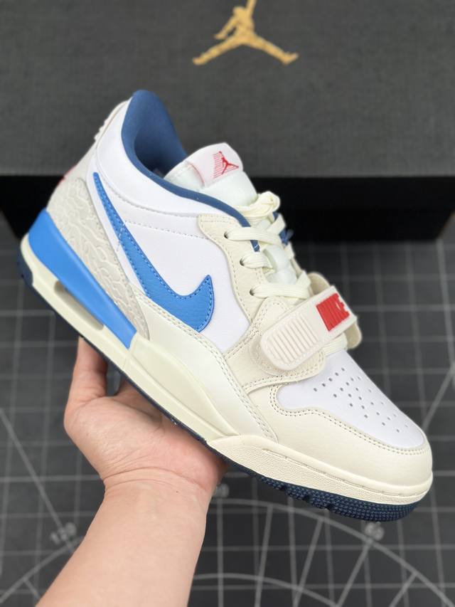 S2版 Air Jordan Legacy 312 Low 低帮 白蓝红 Aj312 乔丹312代 乔丹篮球鞋系列 号称 “最强三合一” 的air Jordan