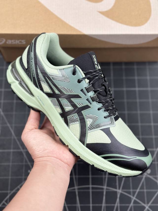 亚瑟士 Asics Gel-Terrain Dark Jade Black 全地形系列低帮轻量健身户外缓震休闲运动跑步鞋“青绿黑” #原楦原纸版开发版型#采用防