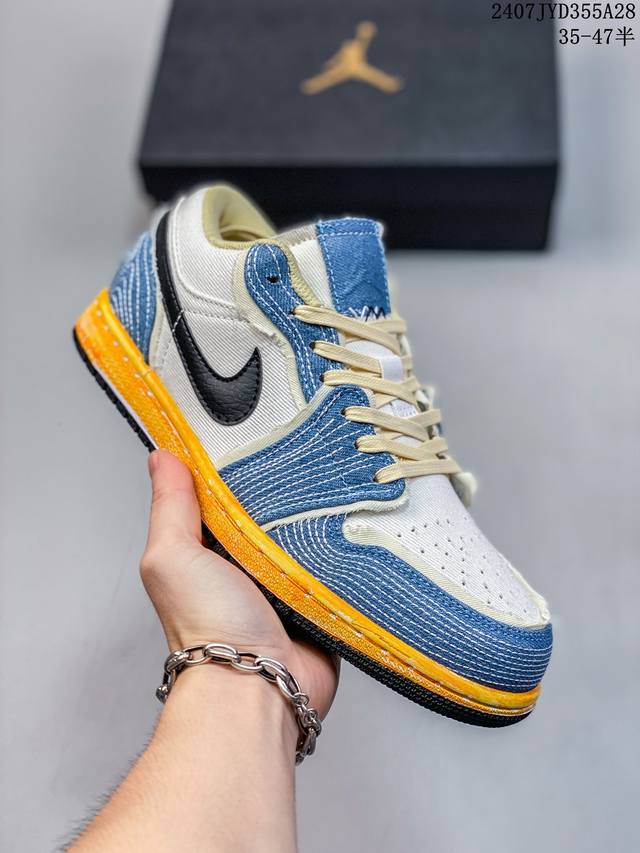 eastside Golf X Air Jordan Aj1 Low 低帮 联名深蓝色高尔夫 Dv 9-448 size：36 36.5 37.5 38 38.