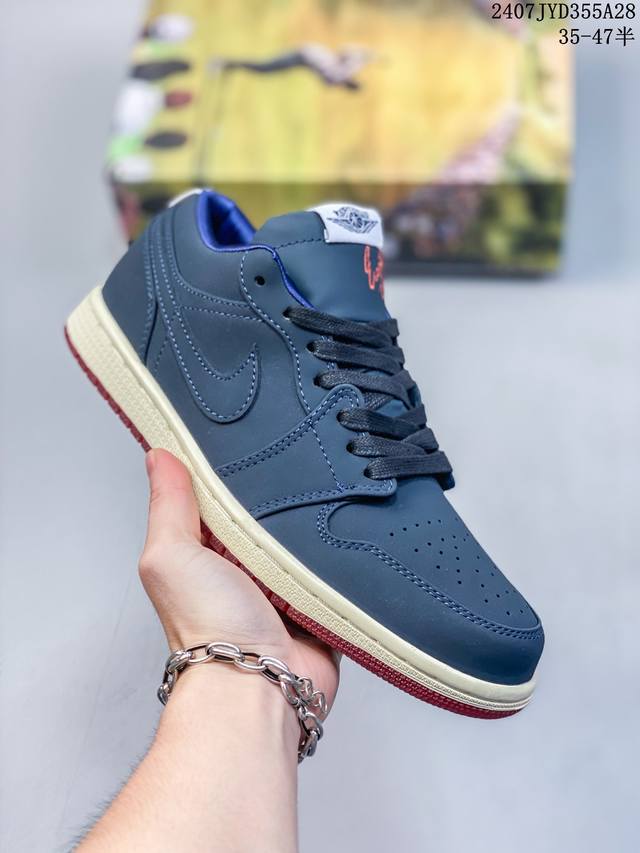 eastside Golf X Air Jordan Aj1 Low 低帮 联名深蓝色高尔夫 Dv 9-448 size：36 36.5 37.5 38 38.