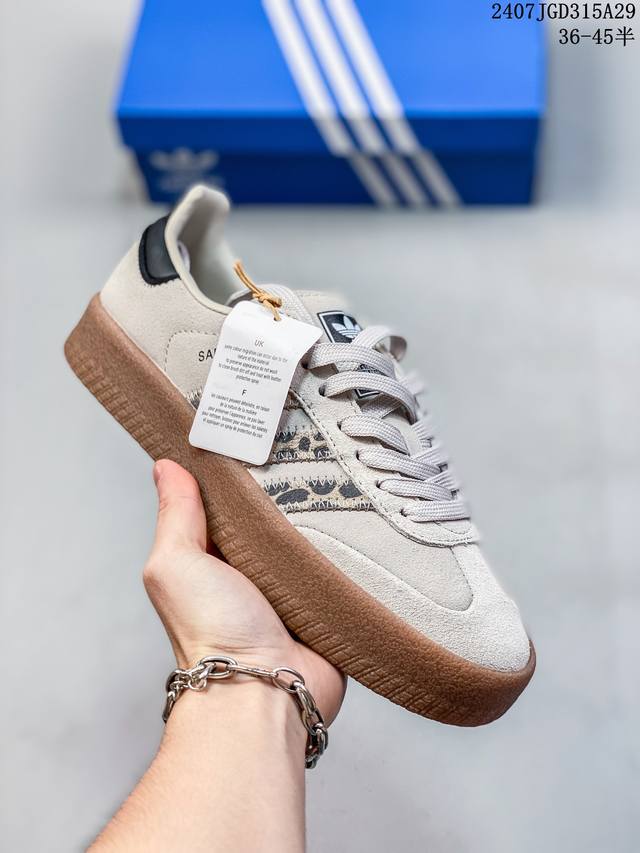 adidas Originals Samba Og 桑巴舞系列绅士德训足球风百搭低帮休闲运动板鞋 07Jgd315A29