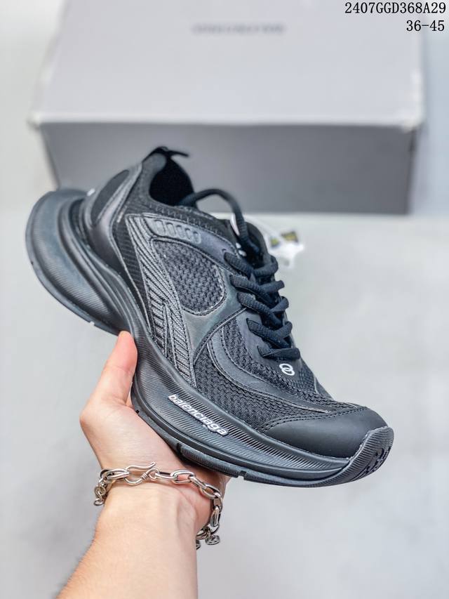 法国高端奢侈品牌-巴黎世家balenciaga Track Trainers 3.0代复古野跑姥爹潮流百搭慢跑鞋542436 W3Ac4 8071 尺码：35-